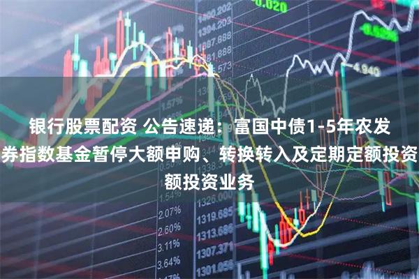 银行股票配资 公告速递：富国中债1-5年农发行债券指数基金暂停大额申购、转换转入及定期定额投资业务