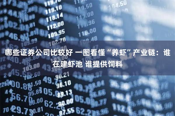 哪些证券公司比较好 一图看懂“养虾”产业链：谁在建虾池 谁提供饲料